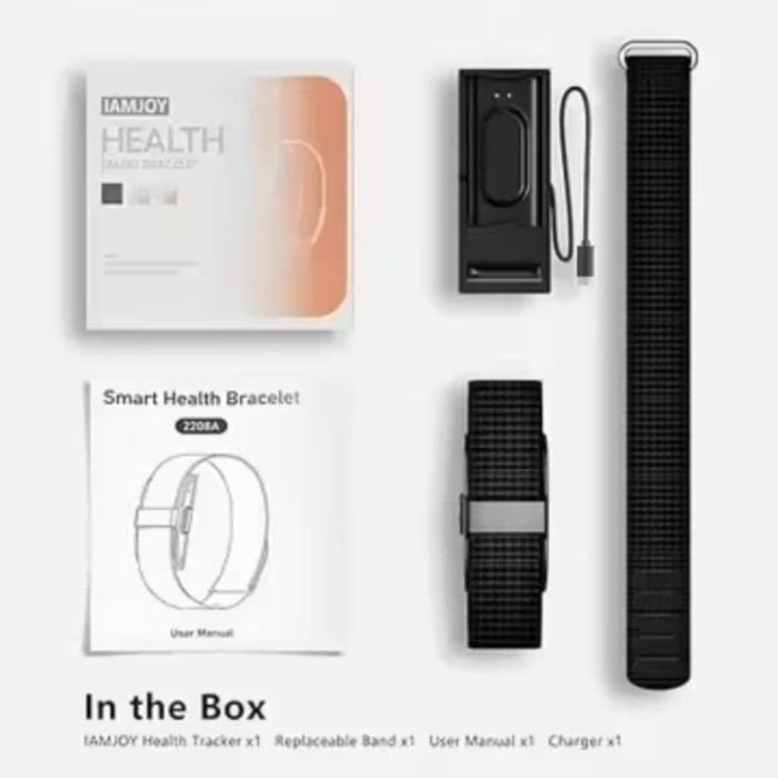 Bratara Smart  – Fitness Tracker fara Ecran, Rezistenta la Apa, Design Sportiv si Elegant - GW5